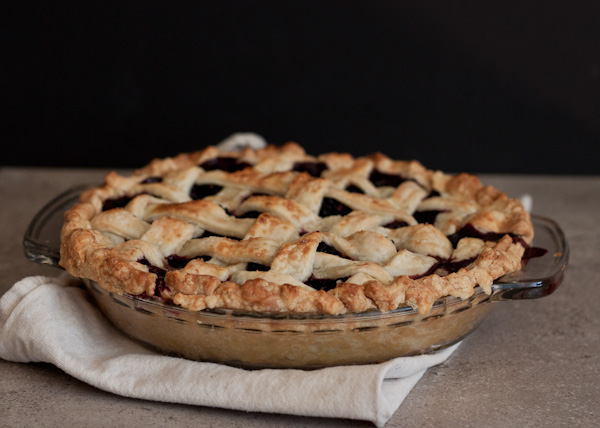 Blackberry Ginger Lattice Pie