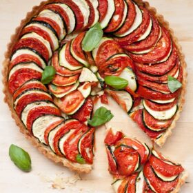 Tomato Zucchini Tart