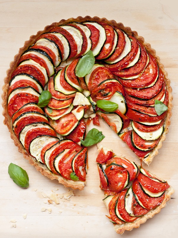 Tomato Zucchini Tart