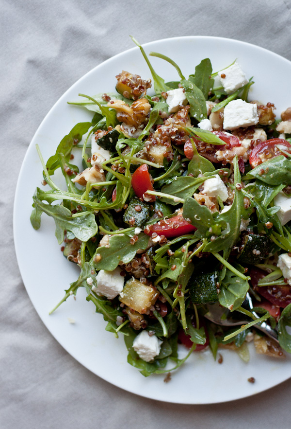 Red Quinoa and Arugula Salad 