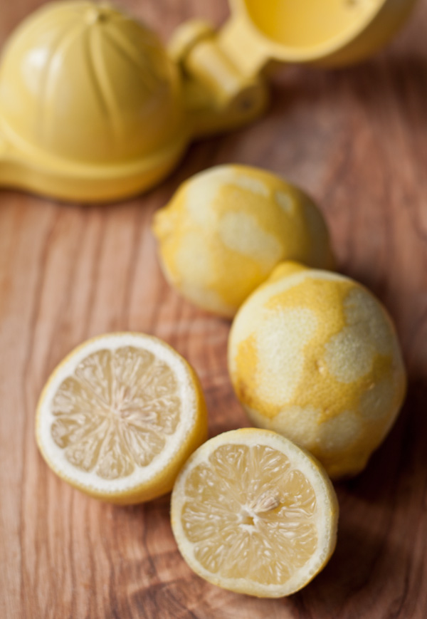 Sliced Lemon Halves