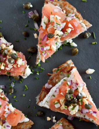 Smoked Salmon Potato Tartine