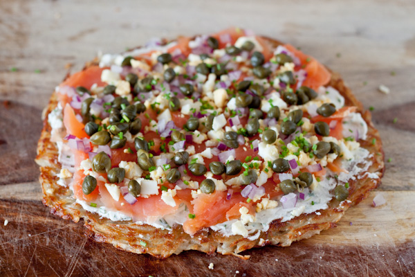 Smoked Salmon Potato Tartine