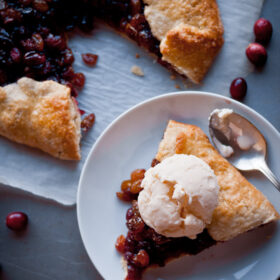 Cranberry Raisin Tart