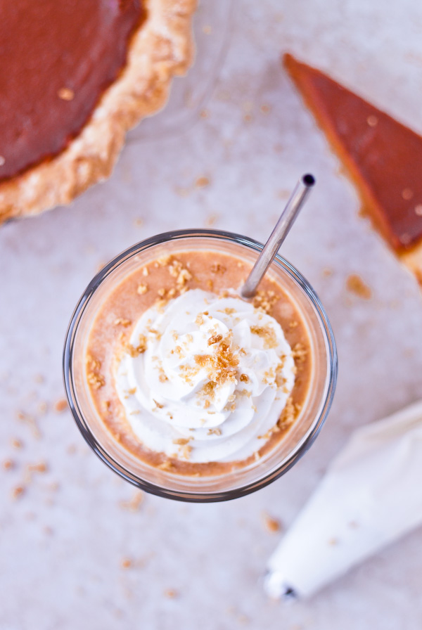 Leftover Pumpkin Pie Milkshake 