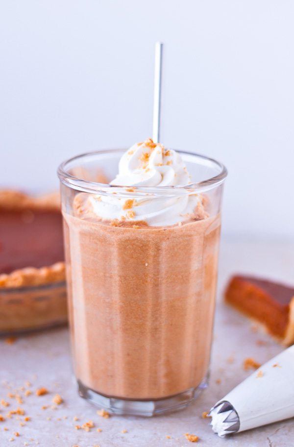 Leftover Pumpkin Pie Milkshake 