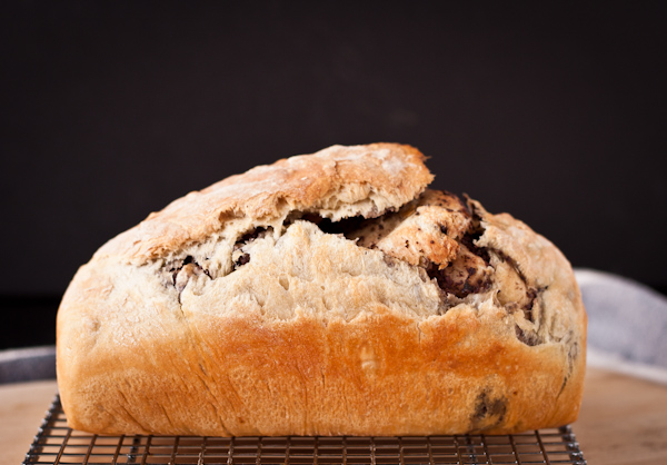 Olive Tapenade Swirl Bread