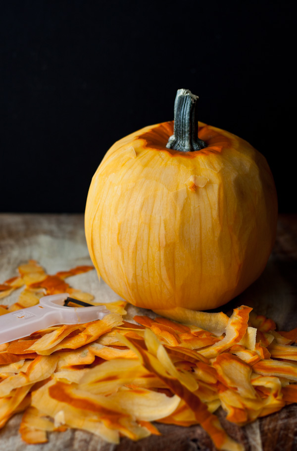 Peeled Sugar Pie Pumpkin