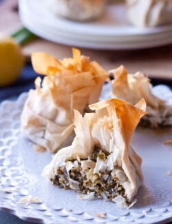 Swiss Chard and Feta Phyllo Purses