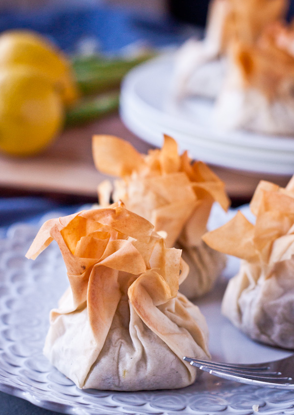 Swiss Chard and Feta Phyllo Purses