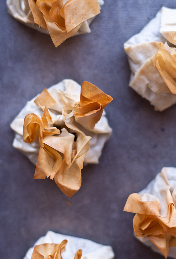 Swiss Chard and Feta Phyllo Purses