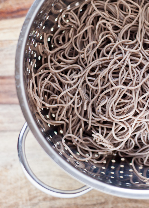 Cooked Soba Noodles