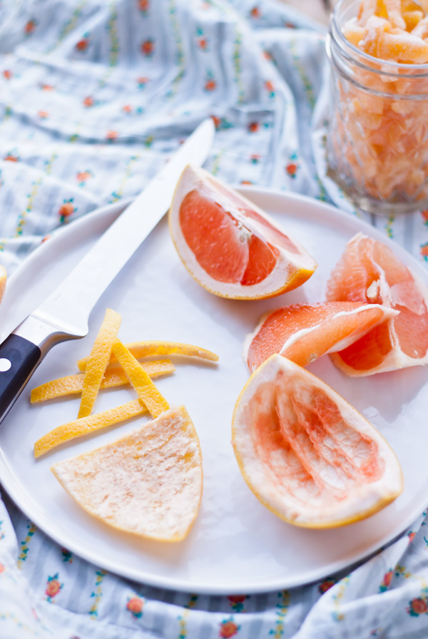 How to Make Candied Grapefruit Zest 