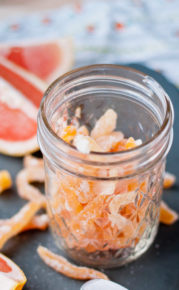 Candied Grapefruit Zest 