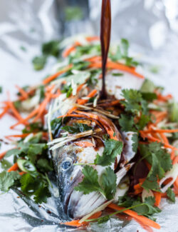 Asian Style Baked Rockfish