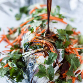 Asian Style Baked Rockfish