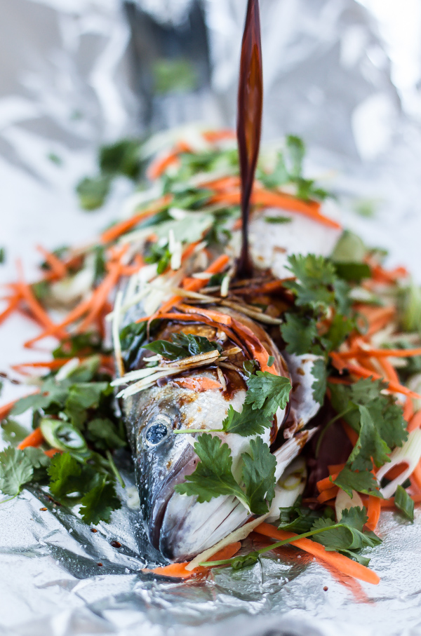 Asian Style Baked Rockfish