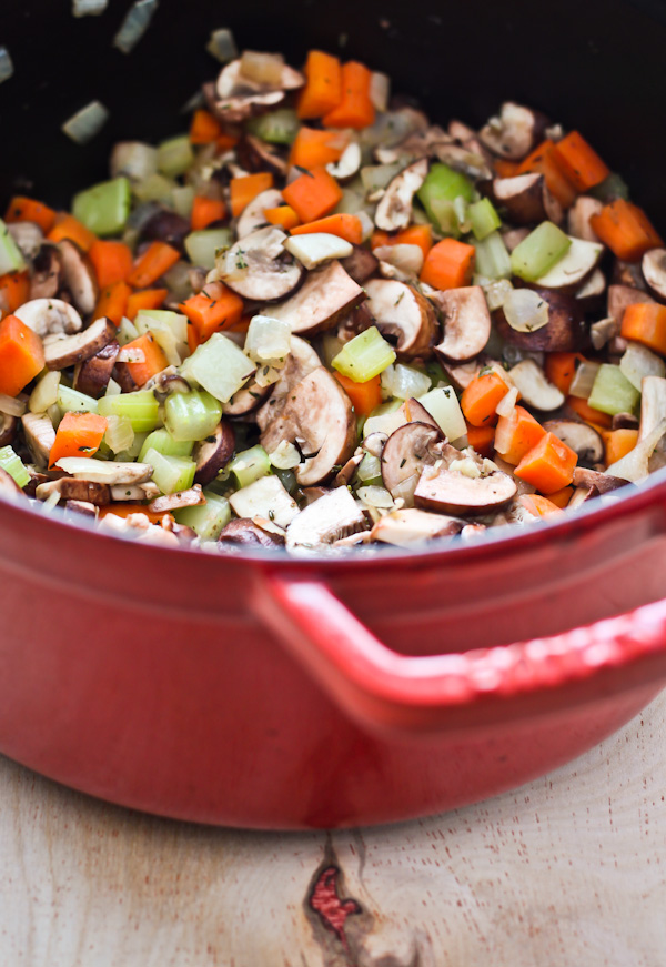 How to Make Mushroom Barley Soup with White Truffle Oil