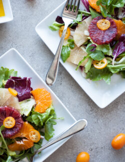 Citrus Salad with Bitter Greens | bloggingoverthyme.com