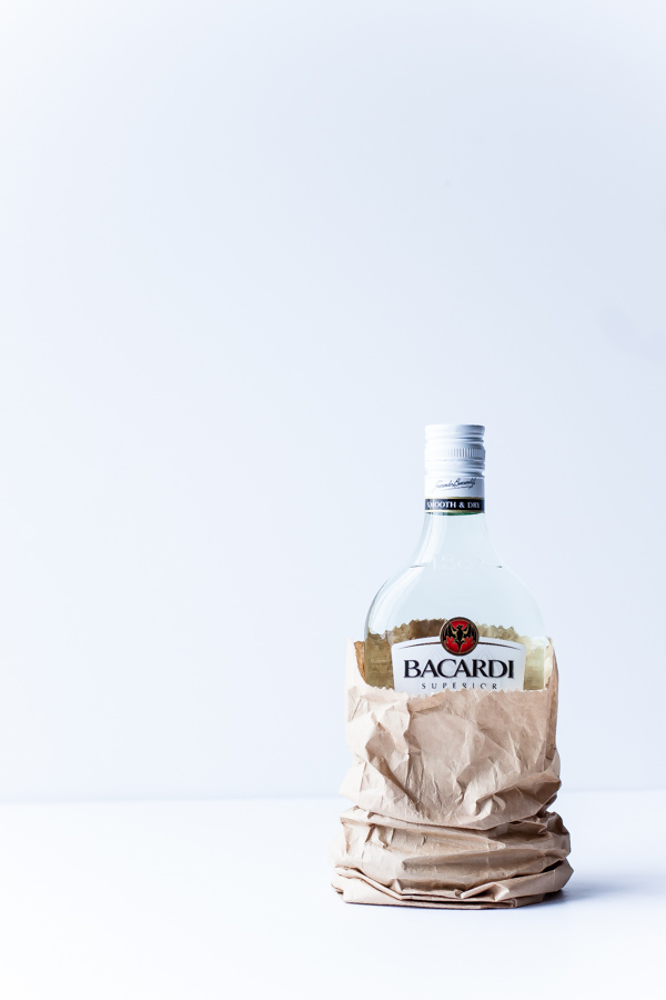 Bacardi Rum in Bag