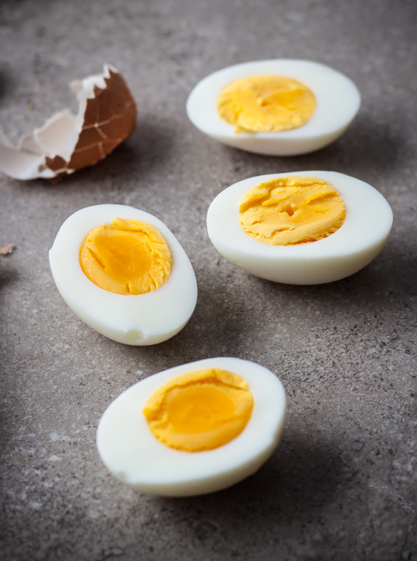 Hard Boiled Egg Halves