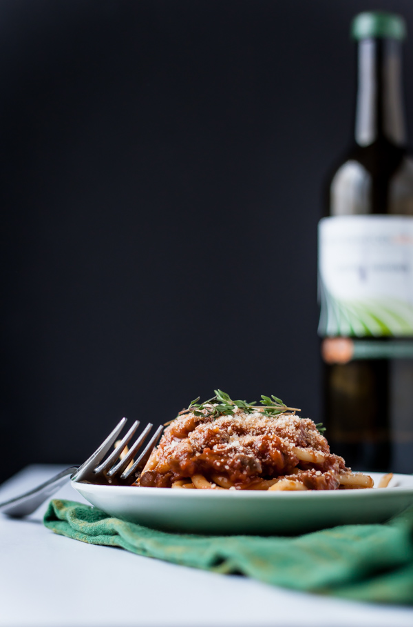 Bucatini with Porcini Mushroom Ragu