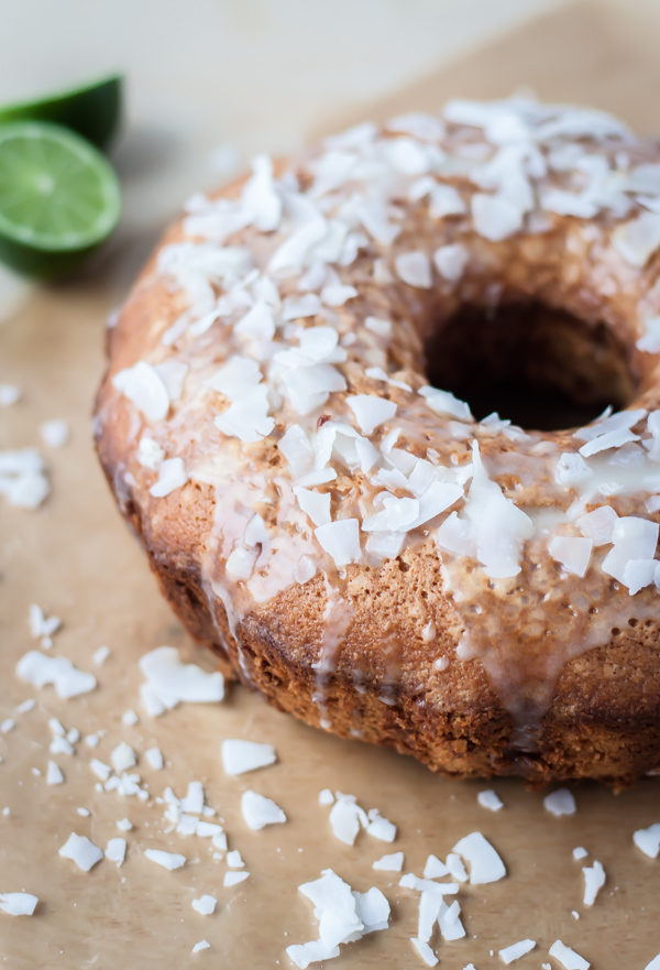 Coconut Cardamom Lime Tea Cake