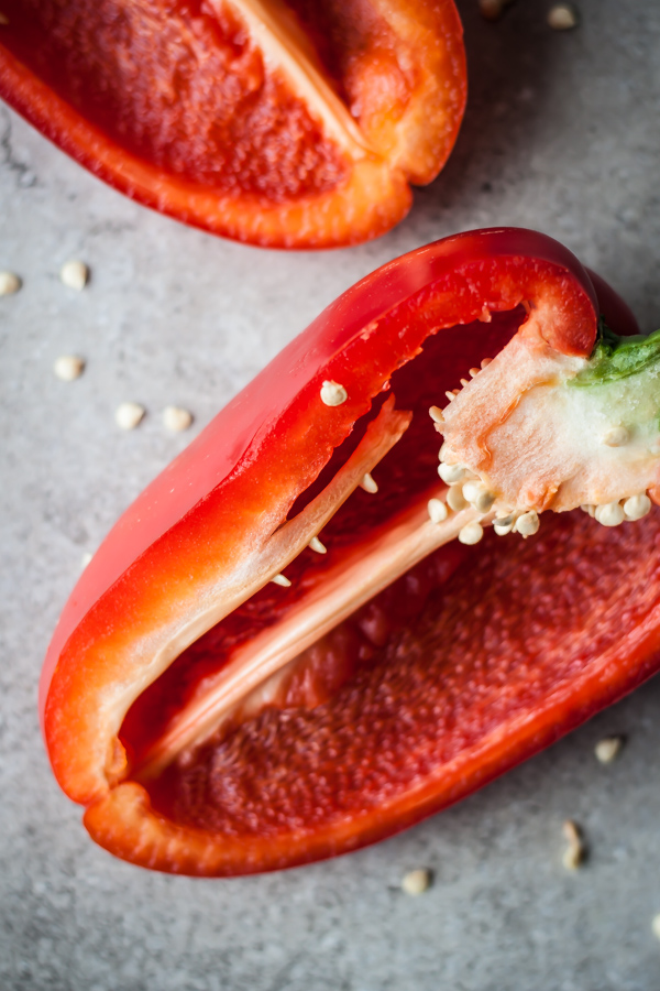 Red Bell Pepper Halves