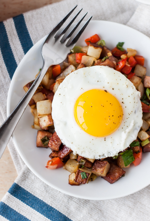 Potato Keilbasa Breakfast Hash