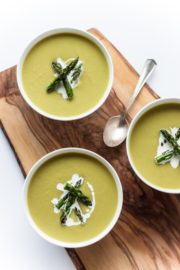 Springtime Asparagus Soup - A Beautiful Plate