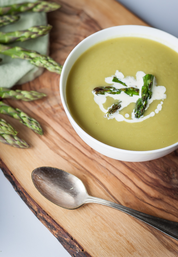 Springtime Asparagus Soup - A Beautiful Plate