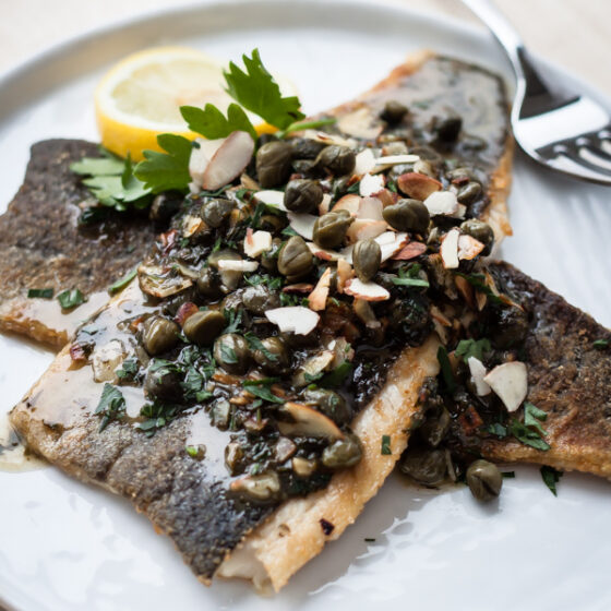 Trout Almondine A Beautiful Plate