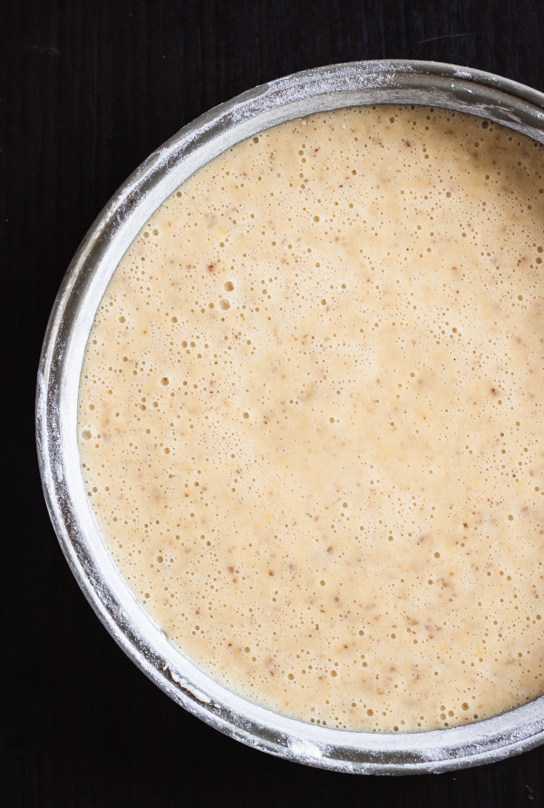 Almond Olive Oil Cake Batter