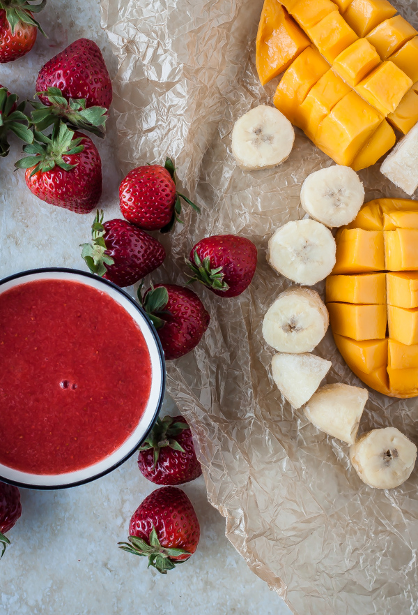 Lava Flow Smoothie Ingredients