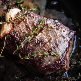 Butter Basted Flank Steak