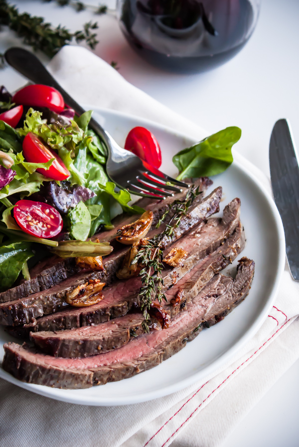 Butter Basted Flank Steak