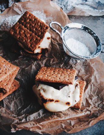 Dark Chocolate Passion Fruit S'mores