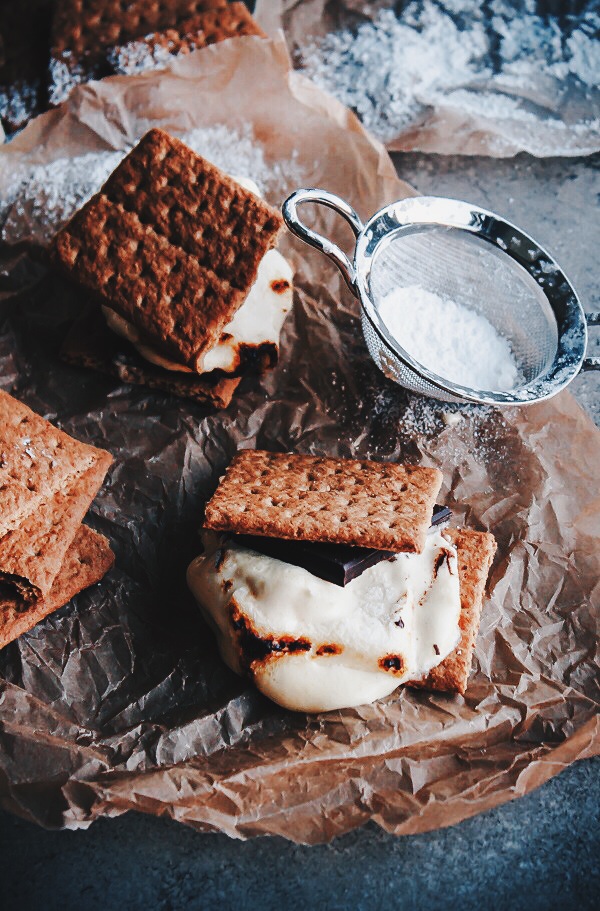 Dark Chocolate Passion Fruit S'mores