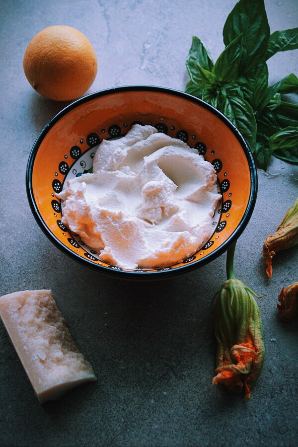 Zucchini Blossom Filling Mixture