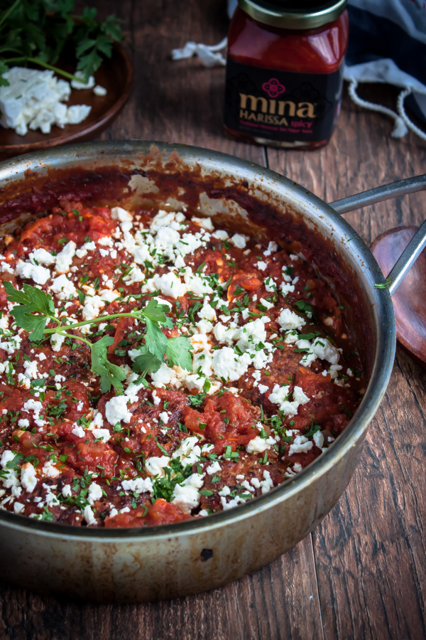 Spicy Harissa Lamb Meatballs with Feta