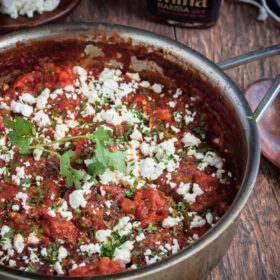 Spicy Harissa Lamb Meatballs with Feta