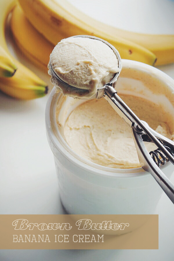 Brown Butter Banana Ice Cream