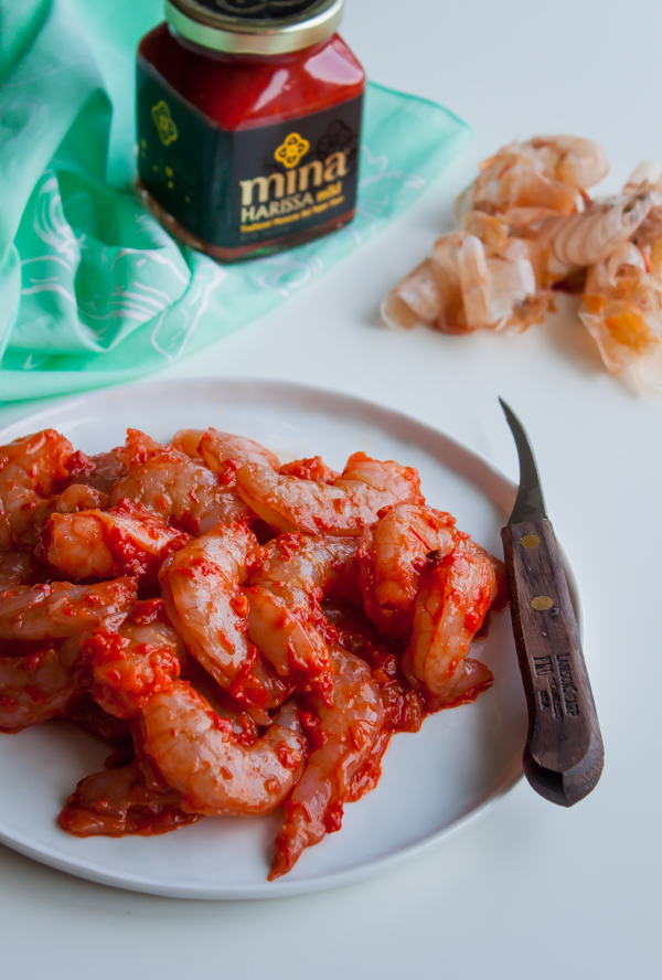 Shrimp with Harissa Marinade