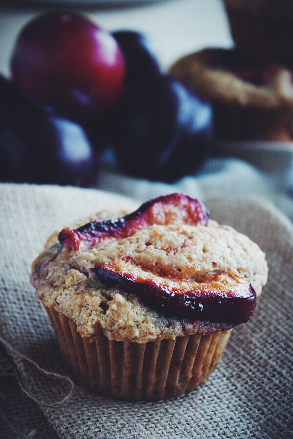 Plum Ginger Muffins