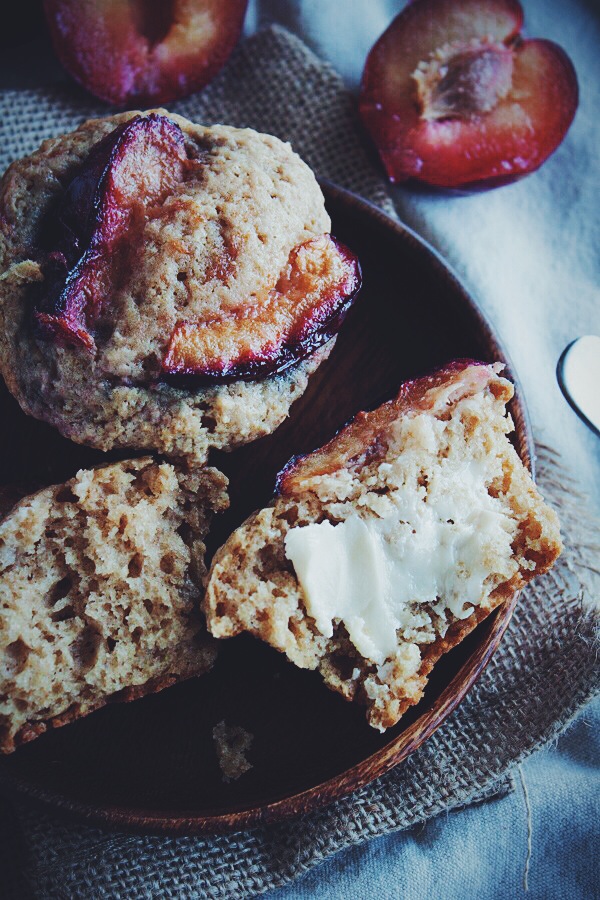 Plum Ginger Muffins