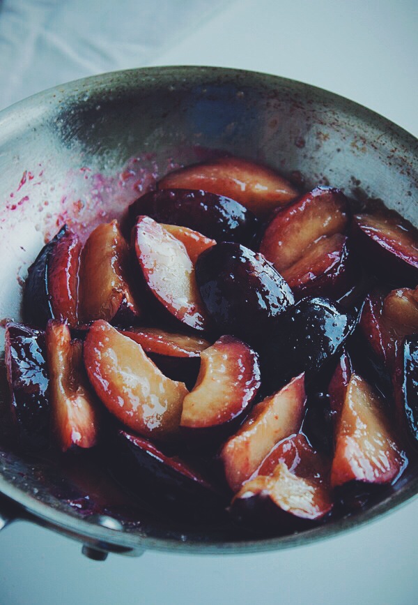 Sautéed Plums