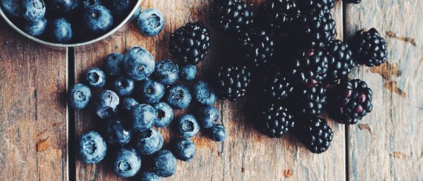 Blueberries and Blackberries