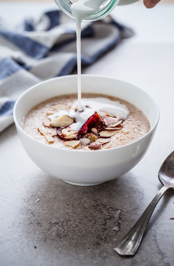 Oat Milk Porridge - Through The Fibro Fog