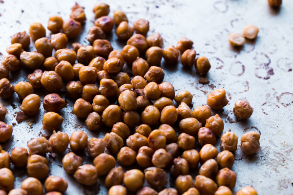 Salt and Vinegar Roasted Chickpeas