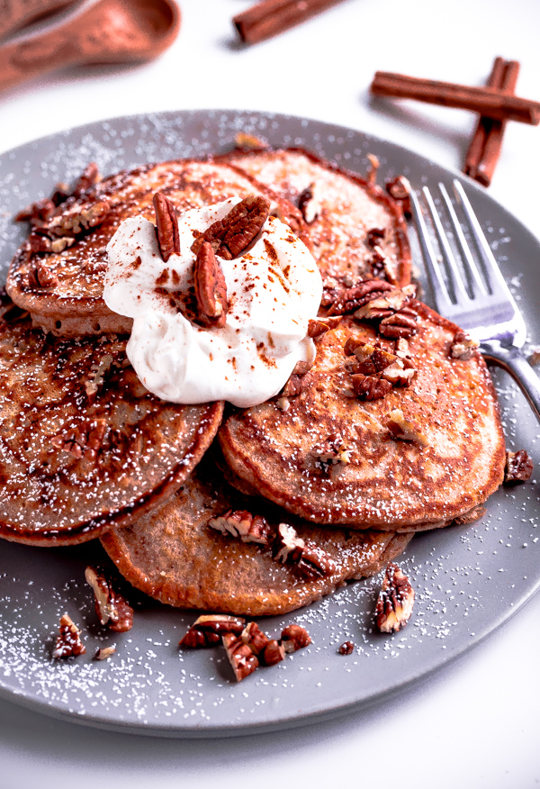 Pecan Spiced Buttermilk Pancakes